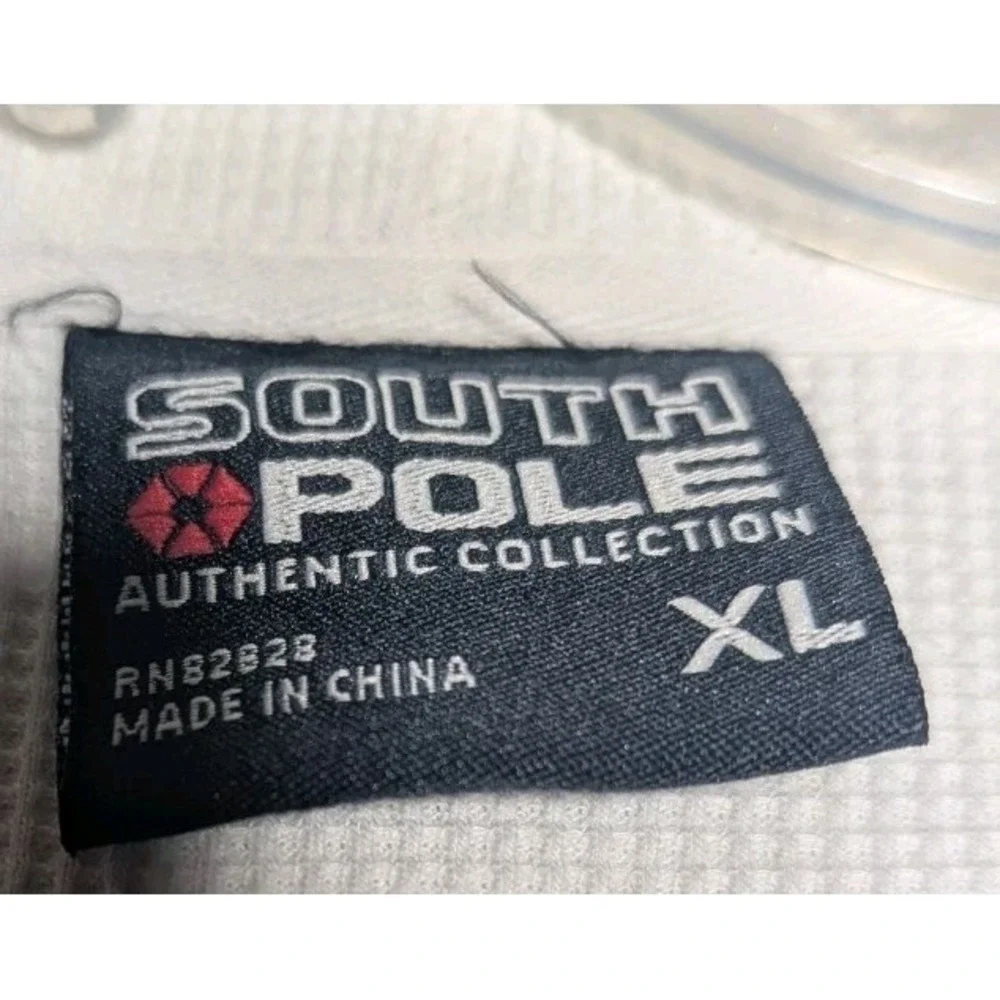 Southpole Y2K Men's Hoodie Zip & snap Sz XL VTG Sweater Skater Streetwear Active - Picture 3 of 11